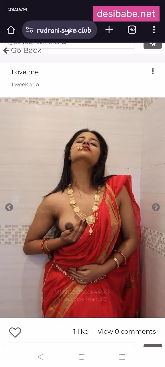 Image of Arna Chakraborty Aka Udita Leaked Nudes Bengali Influencer Private Pics