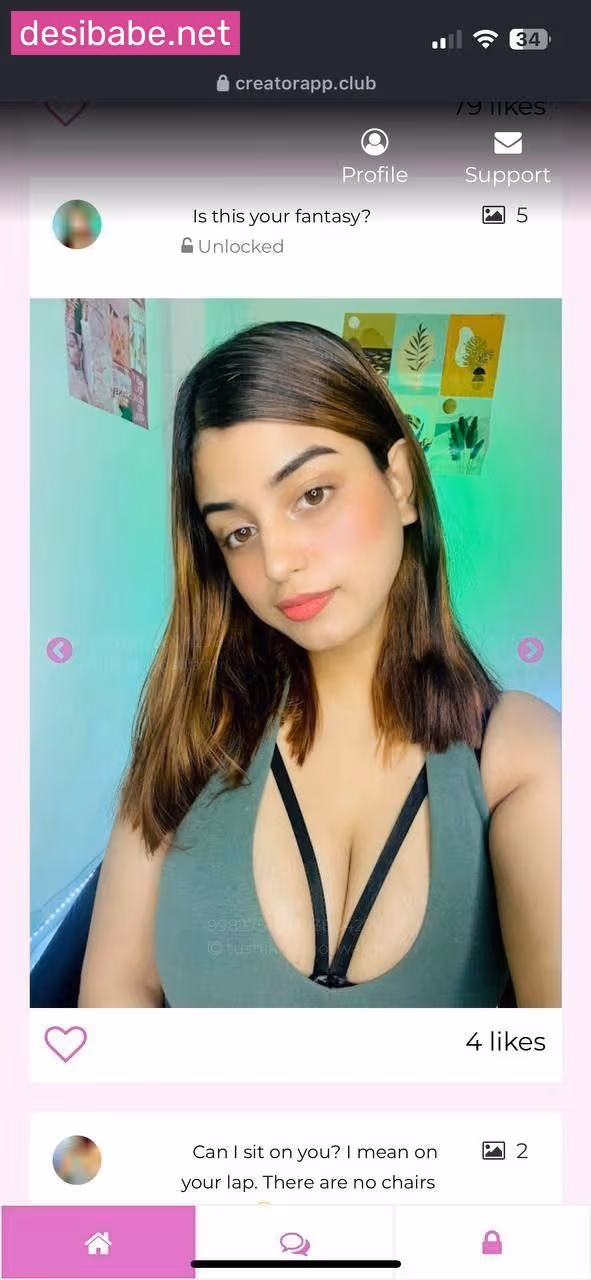 Image of Sexy Insta Influencer Tushikha Goswami Leaked Private App Showing Big Boobs Nude Pics