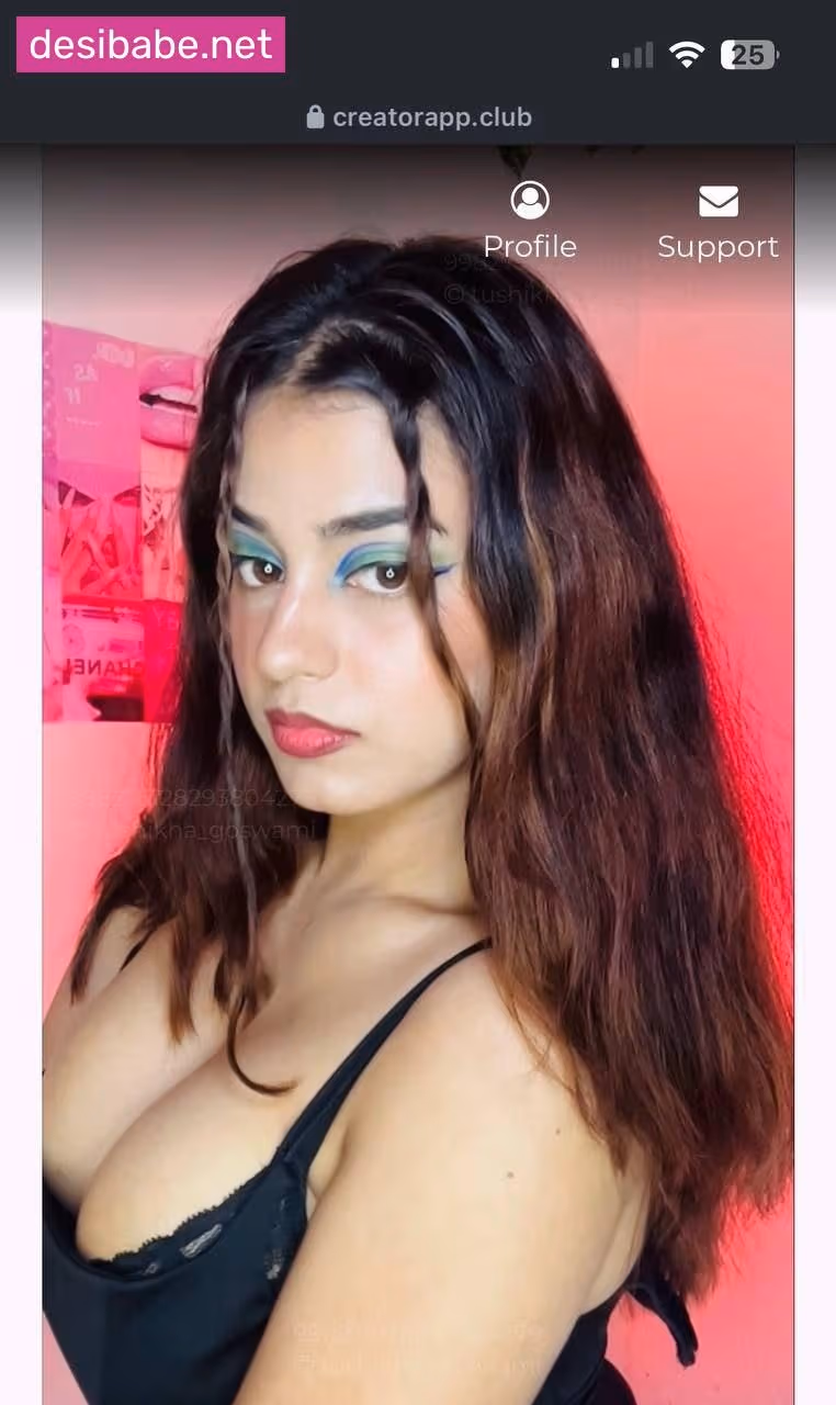 Image of Sexy Insta Influencer Tushikha Goswami Leaked Private App Showing Big Boobs Nude Pics