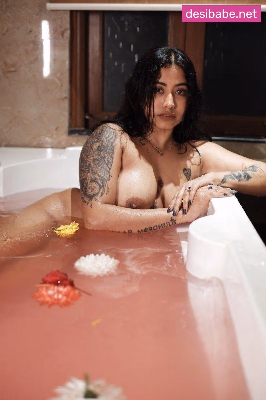 Image of Yajna Seni Nude Leaked Wet Bathtub Photoshoot Massive Boobs Exposed Premium Pics