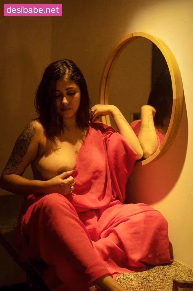 Image of Yajna Seni Leaked Saree Photoshoot Boobs And Nude Ass Exposed