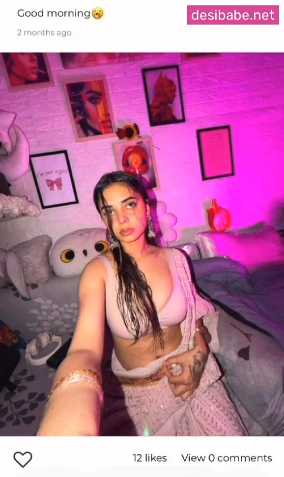 Image of Afreen Khan Premium App Content Pics Sexy Boobs And Deep Cleavage Show