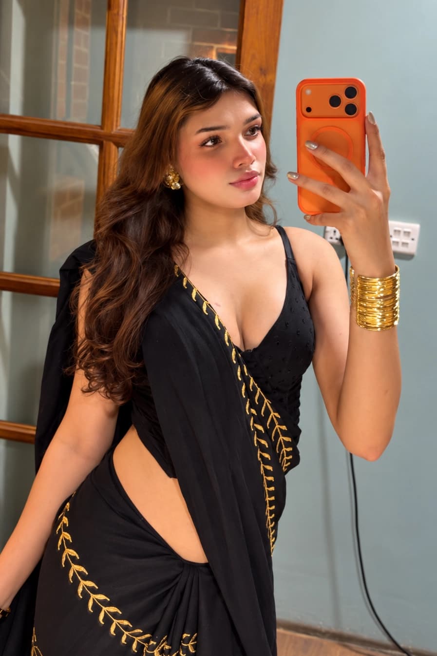 Image of Famous Bangladeshi Insta Influencer Nude Leaked Video Collection with Close Up View of Her Shaved Desi Pussy
